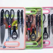 Juego de Cuchillos con tijera y abridor - Img 56832244