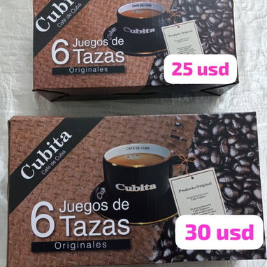 Juegos de Tazas de Café Cubita originales - Img 124950264