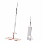 Fregona de Microfibra Plegable para Pisos de Madera y Mármol, Mopa Plana Plegable para Limpieza de Vidrio VPT# - Img 56757556