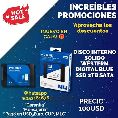 Disco Duros Internos y Externos SSD y HDD de Todas las Capacidades *Nuevos en Caja* 53161676 - Img 83455584