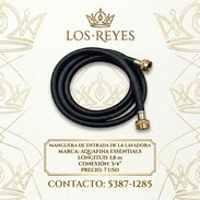 Manguera de entrada del agua para Lavadora 1.8m 7 USD 👑LR👑 - Img 55349711