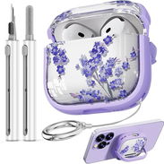 * Funda Floral con Bloqueo de Seguridad para AirPods 3 y 4 - Img 57774668