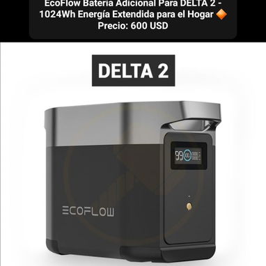 Baterías extra para Ecoflow delta 2, delta 3, delta 3 plus, delta 3 1500, delta pro, delta pro 3, Gnercell - 3/5