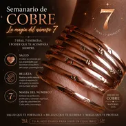 Juego de semanario (pulseras de cobre) - Img 55414997