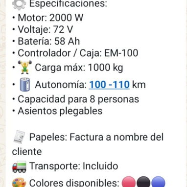 TRICICLO ELÉCTRICO - 2/3