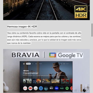 Sony BRAVIA 2 II 55” (Modelo 2025) Smart TV Google TV - Img 122407800