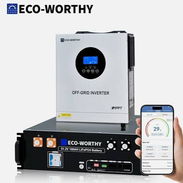 Kit solar Eco-Worty inversor de 6kW con batería de 5kWh - Img 58476561