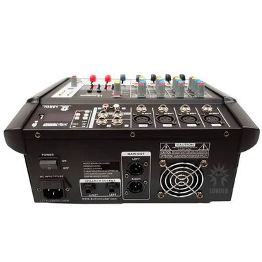 Mixer, Consola de Audio Auto amplificada. Mezcladora amplificada 4 canales - Img 119179376