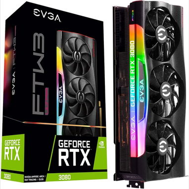 Tarjeta de video GPU EVGA 10G-P5-3897-KR GeForce RTX 3080 FTW3 ULTRA GAMING, 10GB GDDR6X, tecnología iCX3, ARGB LED, pla - 4/4