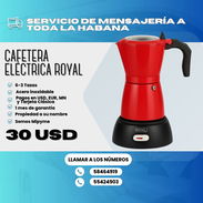 ☕ CAFETERA ELECTRICA ROYAL 🔴 ROJA ♦️ 3-6 TAZAS 💲30 USD - Img 54353760