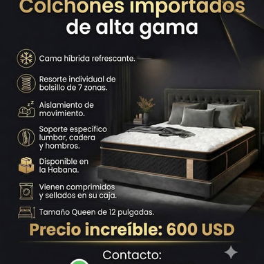 Colchones importados de gama alta al mejor precio de toda Cuba - 2/3