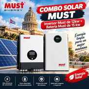 Combo solar de inversor 12 kw , batería de 15 kw ☑️ - Img 58392450