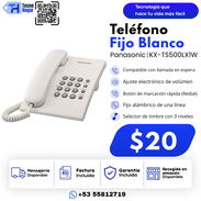 Teléfono Fijo PANASONIC KX-TS500LX1W - Img 55627639