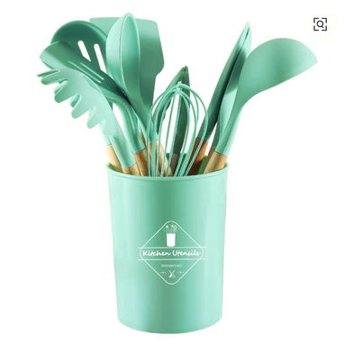 ✨ Juego de 12 Utensilios de Cocina de Silicona - 3/7