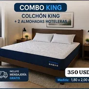 Colchón King + Almohada// 365 USD mensajeria incluida!! - Img 55187463