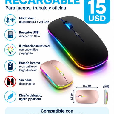 Mouse inalámbricos para PC/Laptop - 2/3