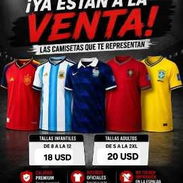 ‼️Camisetas oficiales del mundial ,Argentina,Portugal,España ,Francia y Brasil ,para todas las edades y tallas - Img 56181631