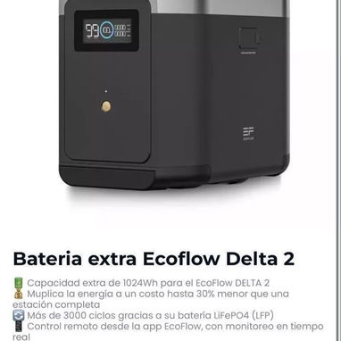 Los Mejores Ecoflow del Mercado mejores precios - 8/8
