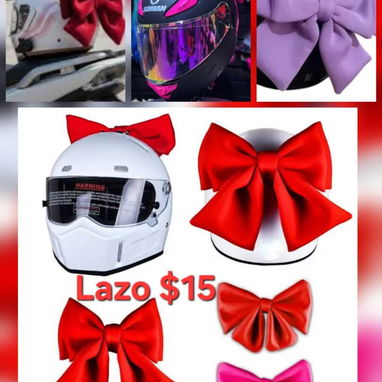 Forro de Peluche. Forro de Diablo. Forro de Stich/Conejo. Lazo para Casco - 3/3
