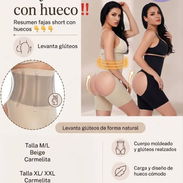 Precio: 18 usd  ‼️Fajas short con hueco ‼️ Resumen fajas short con huecos 👇👇👇  Talla XL/ XXL Carmelita Beige negra bl - Img 57728092