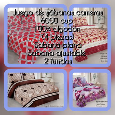 🛏️Juegos de Sábanas – Varios tamaños y colores – Microfibra, algodón, lisas o estampadas 🛏️ - 9/9