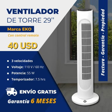 Ventilador, pared, pedestal, de mesa y recargables - 10/10
