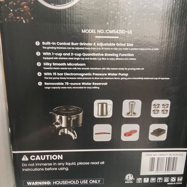 Cafetera professional coffee Maker con molinillo incorporado - Img 123167636