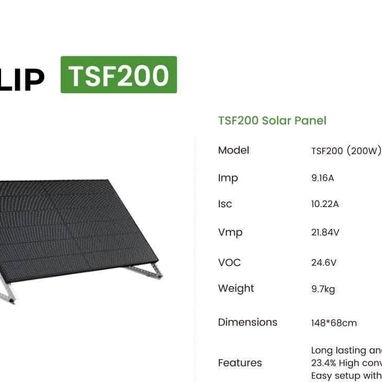 Paneles solares con todos sus accesorios de 200w - 10/10