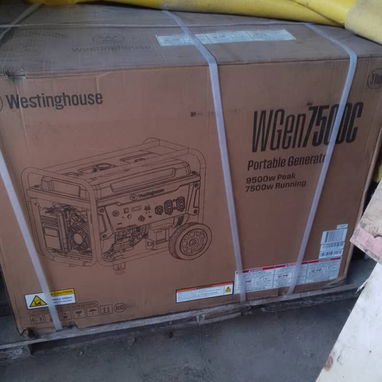 💡Planta Eléctrica westinghouse 9500w pico / 7500w nominal 💠Capacidad del tanque 25 litros, viene con el aceite origina - 3/3