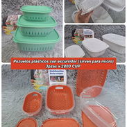 ✨Set de 3 pozuelos plásticos con escurridor ✨ - Img 55509718