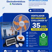 Ventilador recargable Challenger Rebaja‼️‼️ - Img 51190262