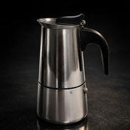Cafetera moka de acero inoxidable - Img 56009434
