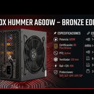 Fuente Nox Hummer 600w 80 plus Bronze 75 usd - Img 57523492