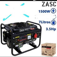 Planta eléctrica de gasolina corriente 110-220 volt de 1500 watt adaptable a gas nuevas en caja - Img 57534059