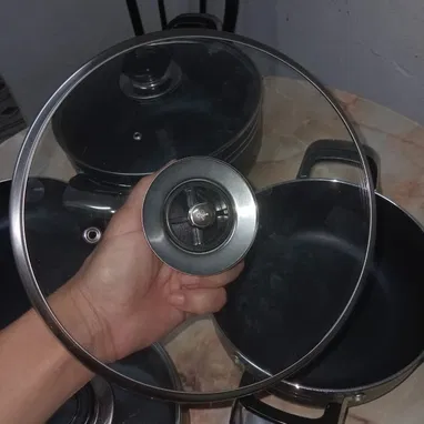 🥘 JUEGO DE CAZUELAS 🥘 PARA INDUCCIÓN DE 7 PIEZAS. SERVICIO DE MENSAJERÍA CON FACTURA Y GARANTÍA. TL 54833699 - Img 119549697