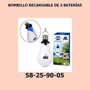 BOMBILLO RECARGABLE DE 3 BATERÍAS - Img 55728234