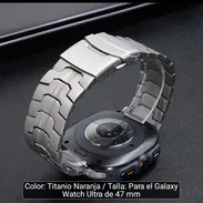 Manilla pulsera metalica plateada Samsung Galaxy Watch 7 o ultra - Img 55676672