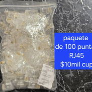 Paquete de 100 puntas RJ45 en venta - Img 56255238