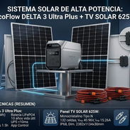 EcoFlow Delta 3 Plus, con 2 paneles bifaciales y 2 rollos de cable fotovoltaicos. - Img 57881186