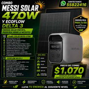 🔥COMBO MESSI PANEL SOLAR 470W + ECOFLOW DELTA 3 Precio 1070 USD - Img 56904833