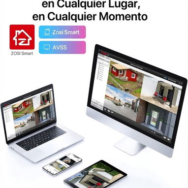 🔒 Sistema de Cámaras de Seguridad ZOSI H.265+ Full HD 1080P 🌐 - 9/9