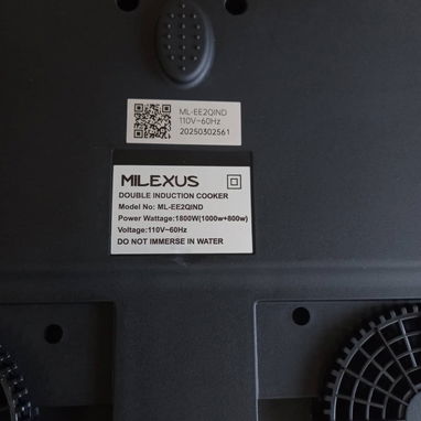 ESTUFA DE INDUCCIÓN SIMPLE MILEXUS + SET DE OLLAS PARA INDUCCION MILEXUS 5 PCS, ENTREGA DE FACTURA, VARIEDAD DE COMBOS - 10/10