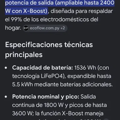 Venta de batería ecoflow delta 3 1500 y batería extra - 2/5
