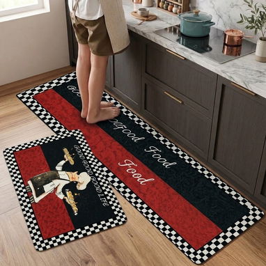 🌸 Alfombras para cocina set de 2 piezas - 4/7