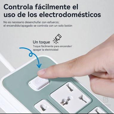 Extensión electrica con Puerto USB - Img 115164632