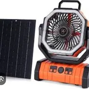 VENTILADOR F16 RECARGABLE CON PANEL SOLAR - Img 55391166