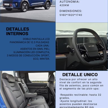 Camionetta Elettica 430 km autonomia - 3/3