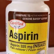 Aspirina de 325mg: Frasco de 100tabx2000cup - Img 55685221