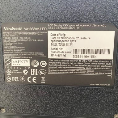 Venta de Monitor ViewSonic 19" de uso 30 usd - Img 123300116