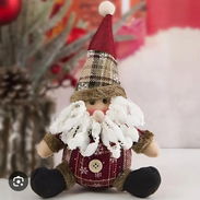 💜Muñecos de navidad Miden 25cm 💜Lazo decorativo de navidad mide 53 cm de alto - Img 58022965